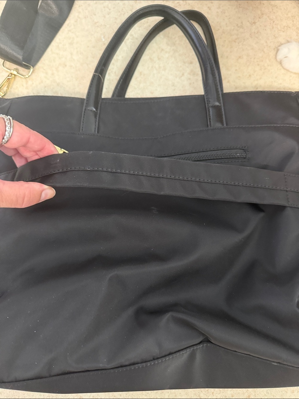 Black Travel Bag - Picture 2 of 6